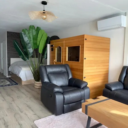 Luxuria - Heliopolis C - Sauna Infrarouge - Clim - Parking - Village Naturiste - Vue Mer - Histoire De Cles * Agde