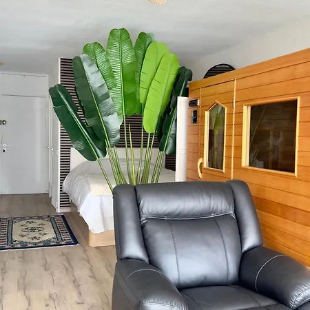 Luxuria - Heliopolis C - Sauna Infrarouge - Clim - Parking - Village Naturiste - Vue Mer - Histoire De Cles Agde