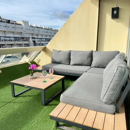 Luxuria - Heliopolis C - Sauna Infrarouge - Clim - Parking - Village Naturiste - Vue Mer - Histoire De Cles
